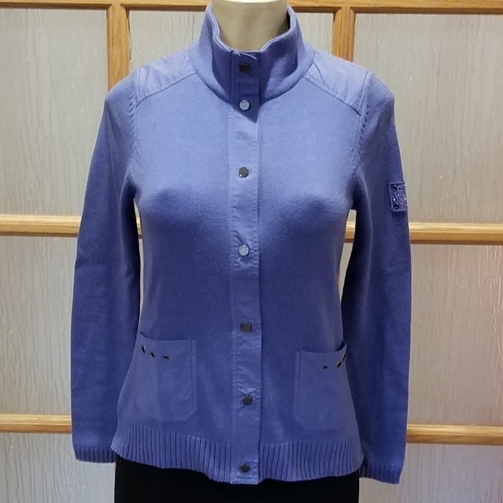 BIANCA Periwinkle Cotton Sweater